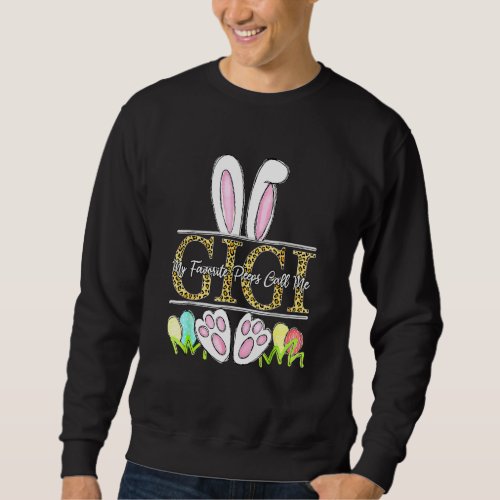 Easter Day Easter Bunny Ea Rs My Favorite Pe Eps C Sweatshirt