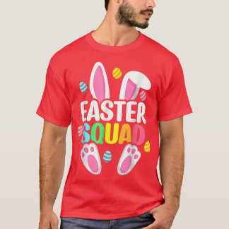 Easter Day Easter Squad Family Matching Bunny Egg  T-Shirt