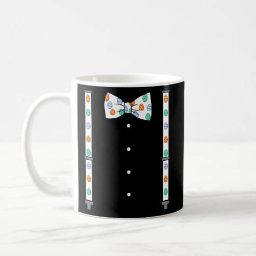 Easter Day Eggs Suspenders And Bow Tie Coffee Mug