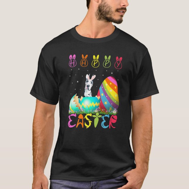 Easter Day Great Dane Dog Matching Family Easter C T-Shirt (Front)