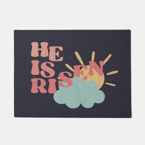 Easter Day _ He is Risen Doormat