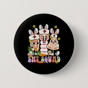 Easter Day Otolaryngology Ent Doctor Nurse Ear Nos Button