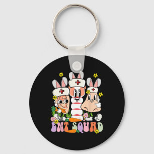 Easter Day Otolaryngology Ent Doctor Nurse Ear Nos Keychain