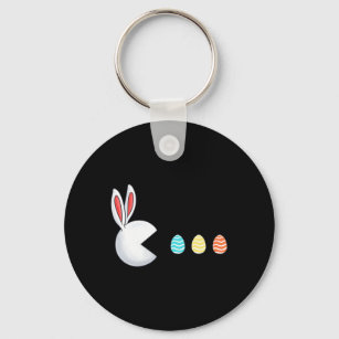 Easter Day Rabbit Eggs Fun Boys Girls Kids  Keychain