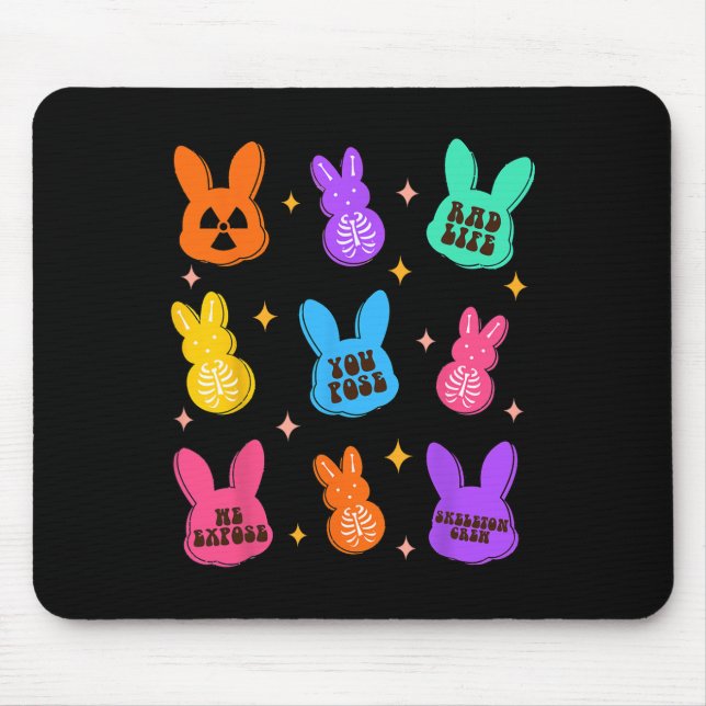 Easter Day Radiologist X-ray Rad Life You Pose We  Mouse Pad (Front)