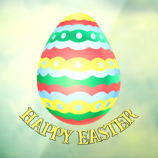 Easter Decals Personalized Easter Window Clings