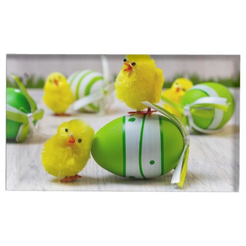 Easter Decoration _ Easter egg and chicks Place Card Holder