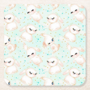 Easter Decorations Square Paper Coaster