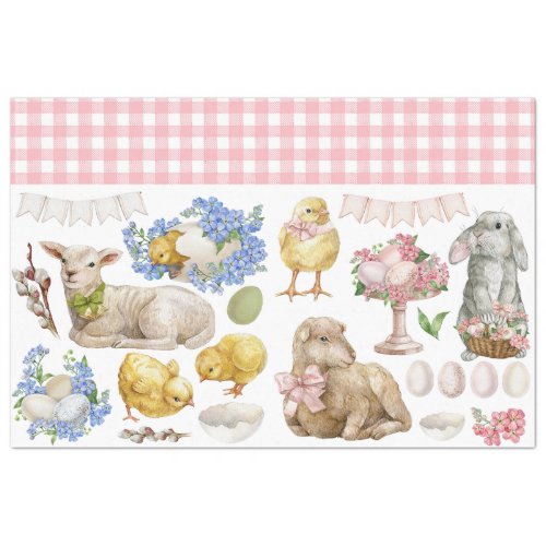 Easter Decoupage Tissue Paper