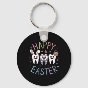 Easter Dentist Tooth Cute Teeth Dental Istant Wome Keychain