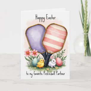 Easter Dinks & Paddle Winks Holiday Card