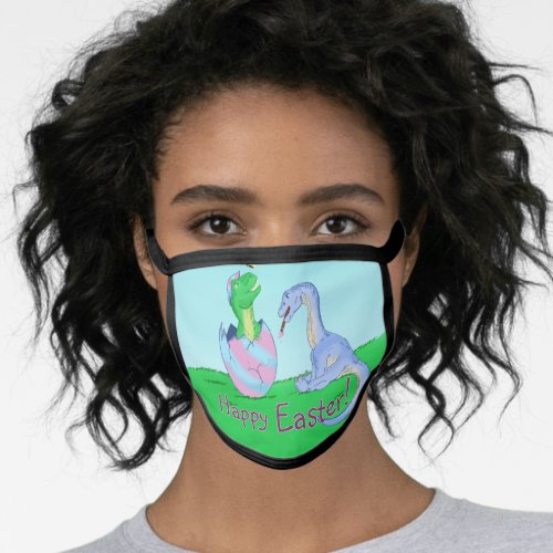 Easter Dinos Face Mask