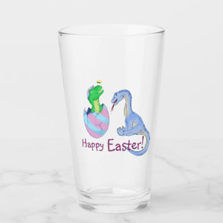 Easter Dinos Glass
