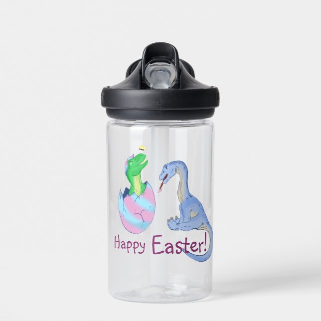 Easter Dinos Water Bottle (Front)