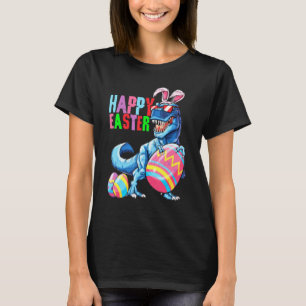 Easter Dinosaur Bunny Rex Boys Girls Kids 1 T-Shirt