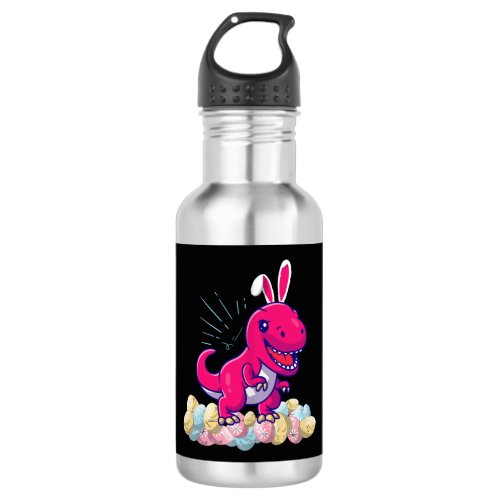 Easter Dinosaur T rex Boys Girls Kids Gift Stainless Steel Water Bottle