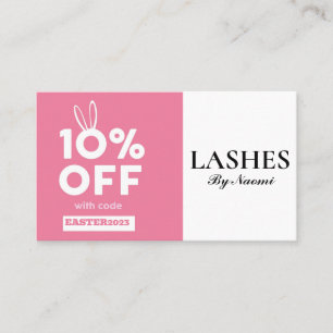 Easter Discount Code Special Business Card