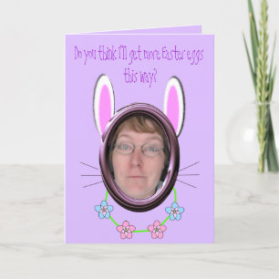 Easter disguise holiday card