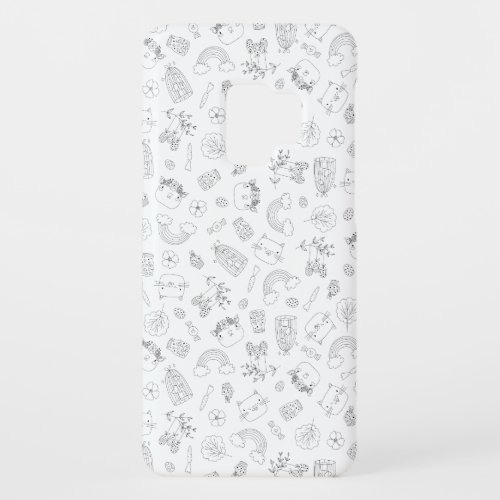 Easter Doodle Kiddie Pattern Case_Mate Samsung Galaxy S9 Case