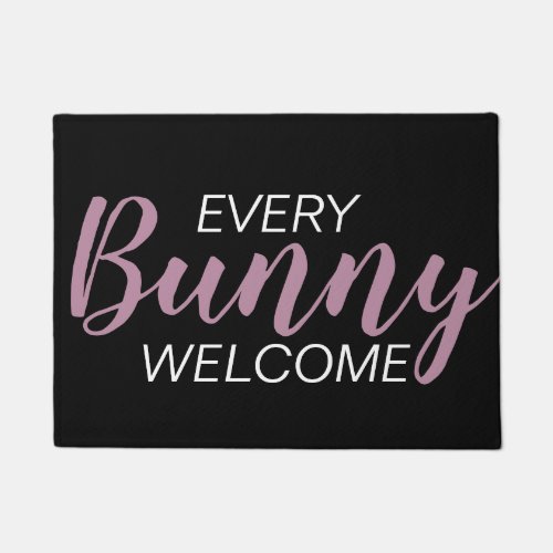 Easter Door Mat _ Every Bunny Welcome 
