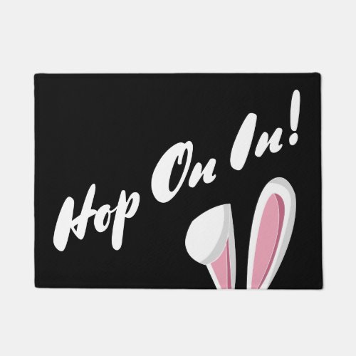 Easter Door Mat _ Hop On In
