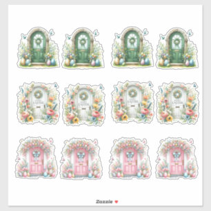 Easter Doors  Sticker