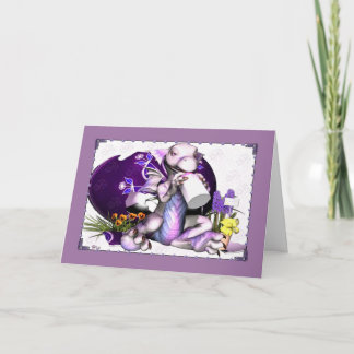 Easter Dragon Baby 1 Holiday Card