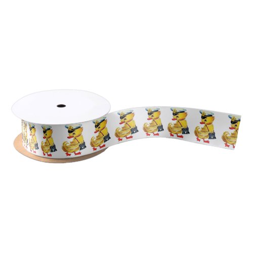 Easter Duck Satin Ribbon