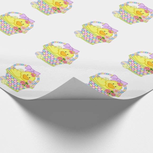Easter Duck Wrapping Paper (Corner)