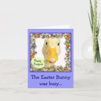 Easter Ducky Holiday Card