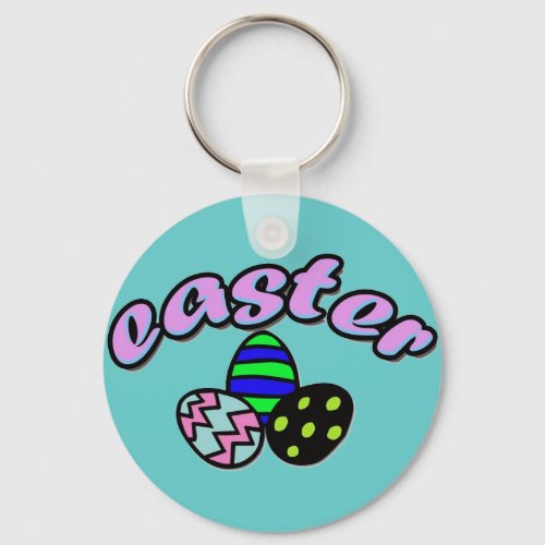 Easter  Dyed Eggs _ Keychain