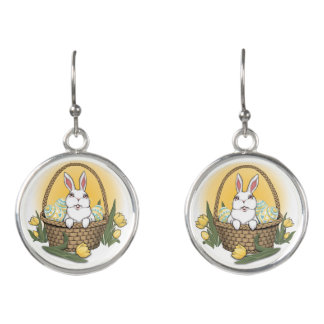 Easter Earring Cute Easter Bunny Costume Jewelry Earrings
