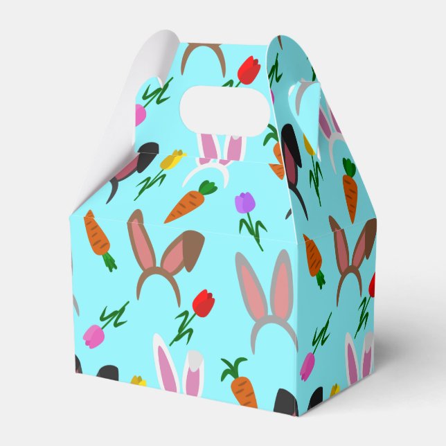 Easter Ears Favor Boxes (Front Side)