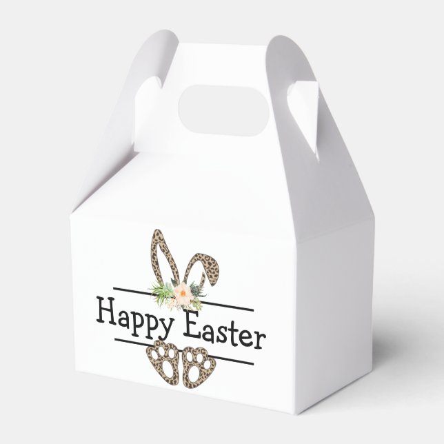 Easter, Easter Bunny, Easter packaging Favor Boxes (Front Side)