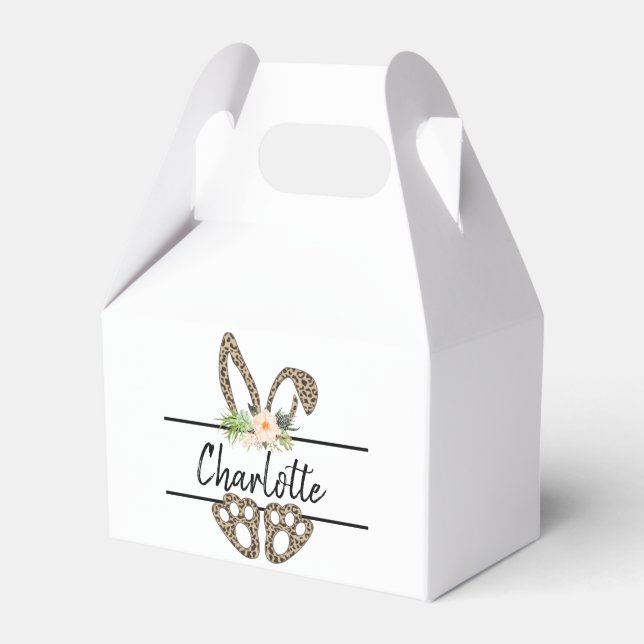 Easter, Easter Bunny, Easter packaging Favor Boxes (Front Side)