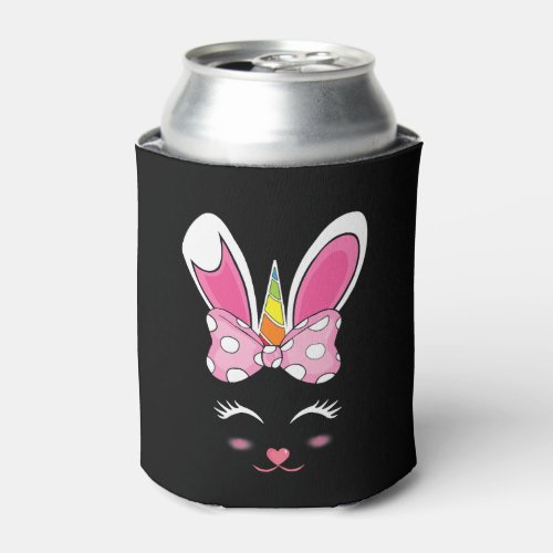 Easter Easter Bunny Happy Easter Unicorn Can Cooler