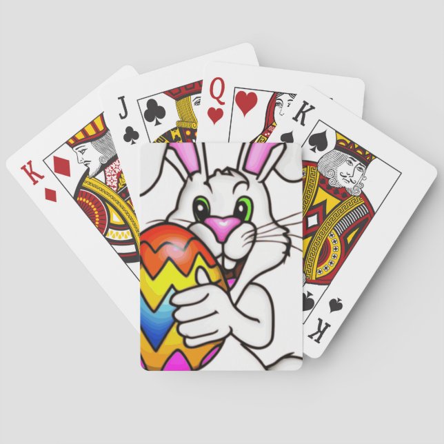 easter,easter bunny,peter rabbit,rabbit,egg,easter poker cards (Back)