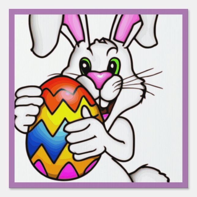 easter,easter bunny,peter rabbit,rabbit,egg,easter sign (Front)