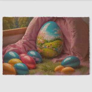 "Easter Egg" – A Symbol of Renewal and Joy 🐣🌸 Fiber Doormat