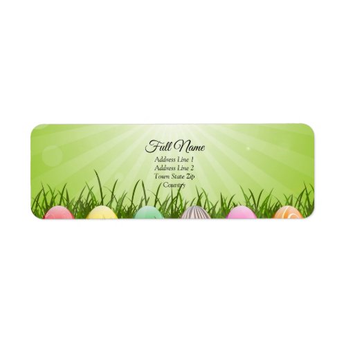 Easter Egg Address Labels