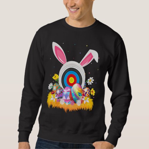 Easter Egg   Archery Easter Sunday Sweatshirt