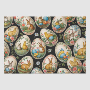 Easter Egg Art Decoupage Tissue Paper
