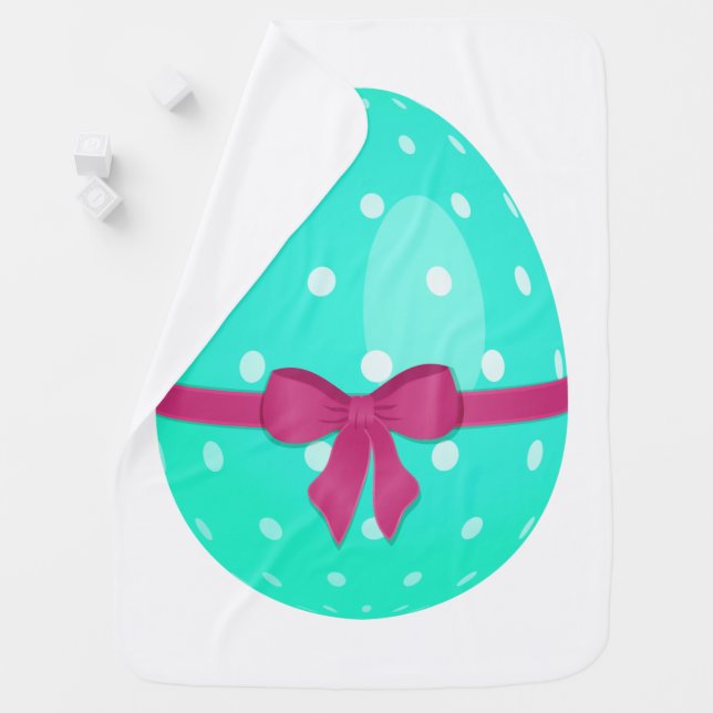 Easter Egg Baby Blanket (In Situ)