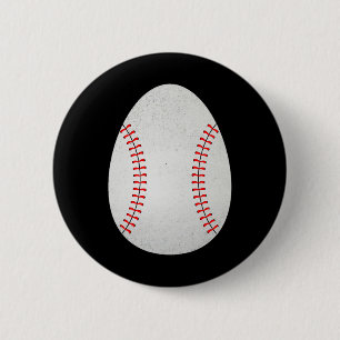 Easter Egg Baseball Easter Kids Boys  Button