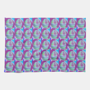 Easter Egg Blues Towel