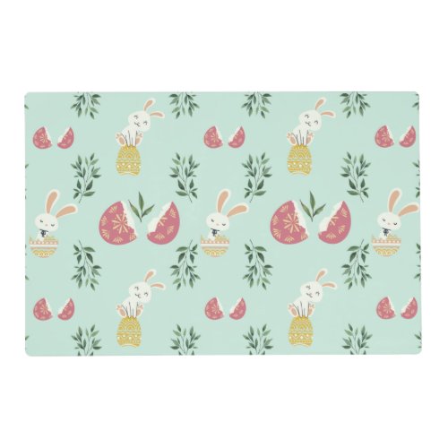 Easter Egg Bunnies Placemat