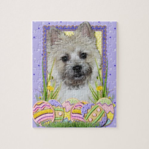 Easter Egg Cookies _ Cairn Terrier Jigsaw Puzzle