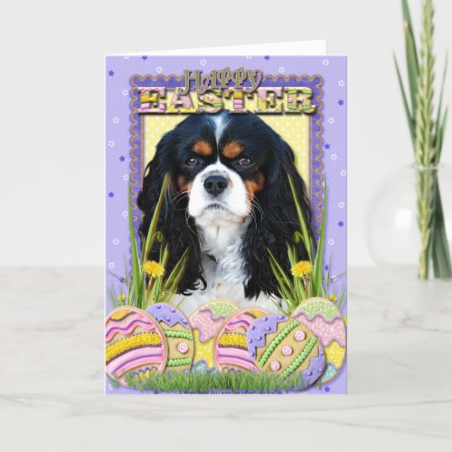 Easter Egg Cookies _ Cavalier _ Tri_color Holiday Card