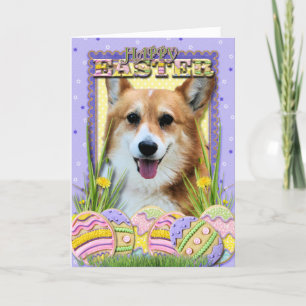 Easter Egg Cookies — Corgi Holiday Card