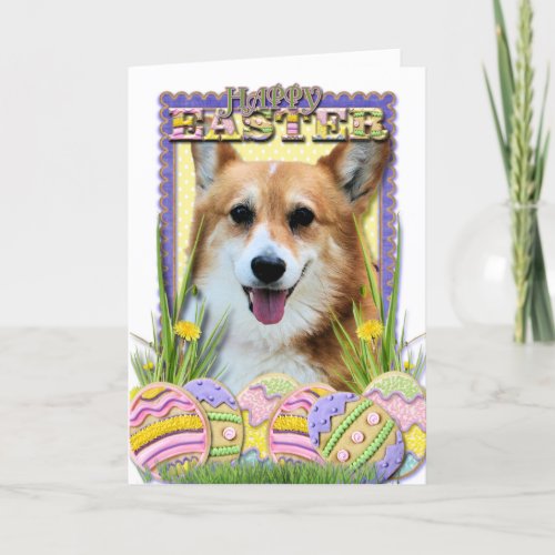 Easter Egg Cookies  Corgi Holiday Card